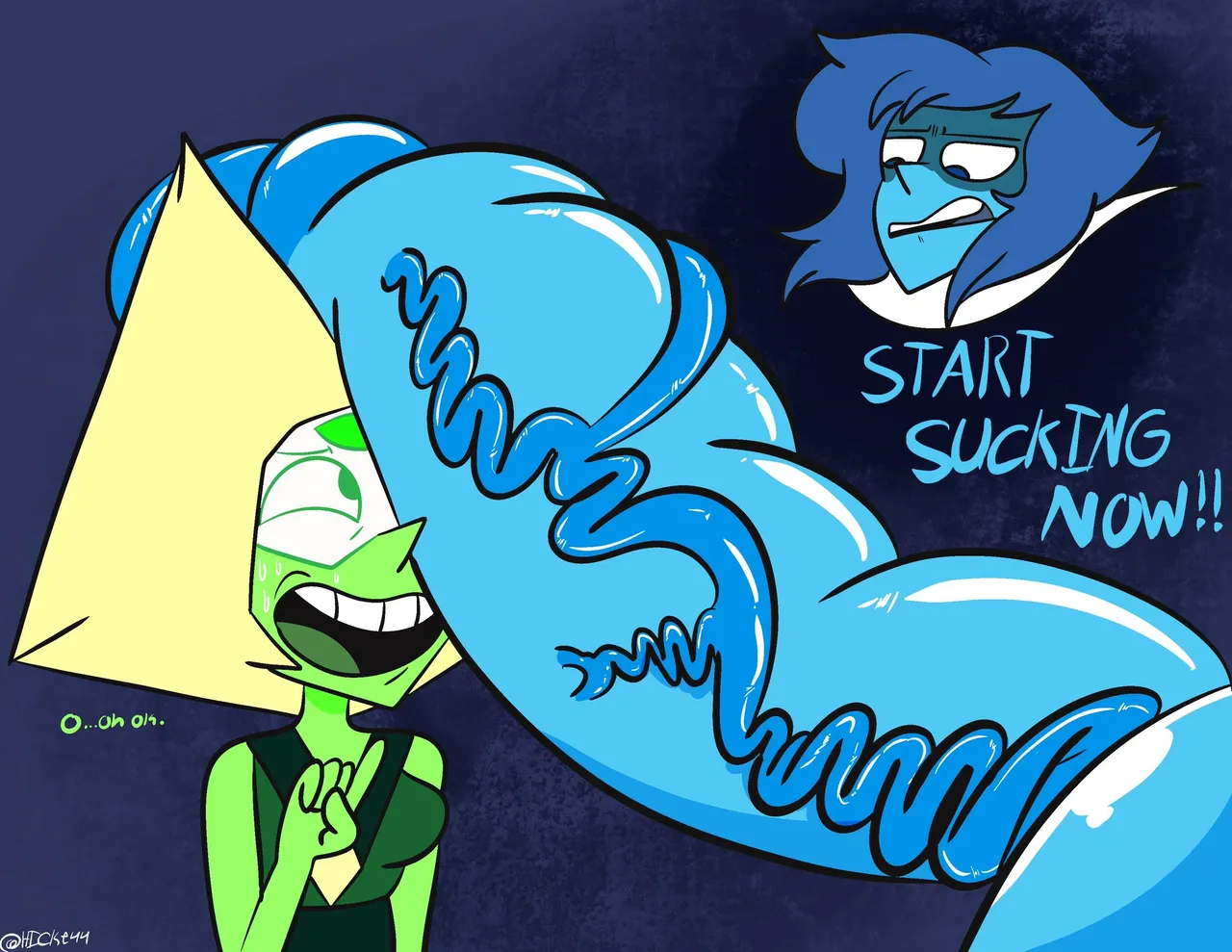 Lapis Lazuli x Peridot porn comic picture 1