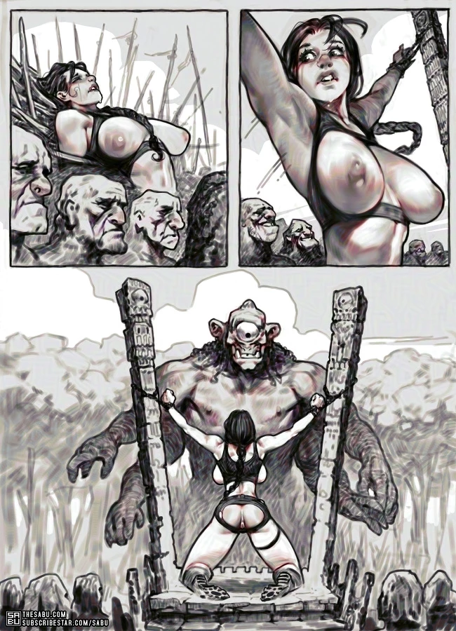 Lara and the Golden Idol porn comic picture 10