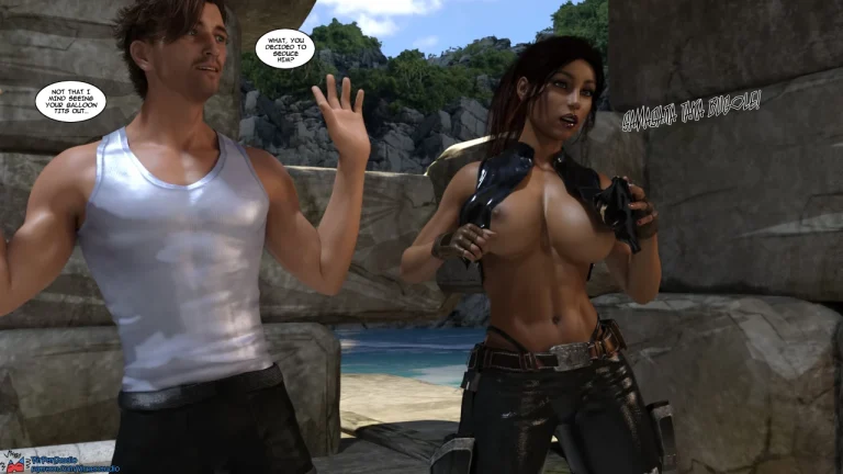 Lara Croft and The Heart of Gold 3 porn comic picture 11