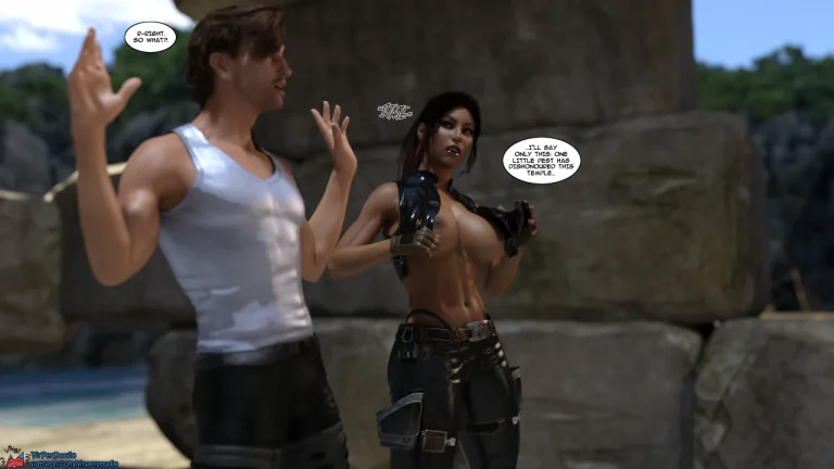 Lara Croft and The Heart of Gold 3 porn comic picture 12