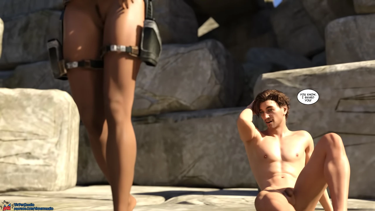 Lara Croft and The Heart of Gold 3 porn comic picture 49