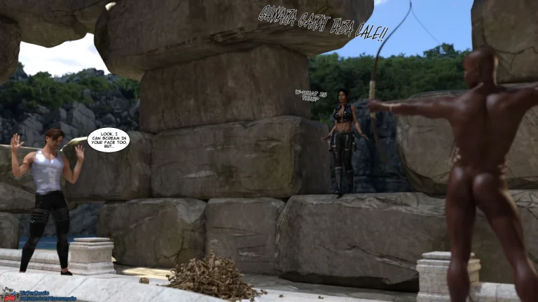 Lara Croft and The Heart of Gold 3 porn comic picture 5