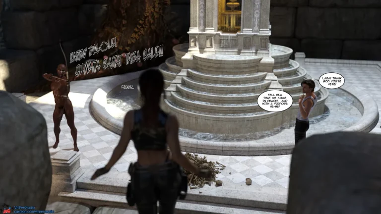 Lara Croft and The Heart of Gold 3 porn comic picture 6