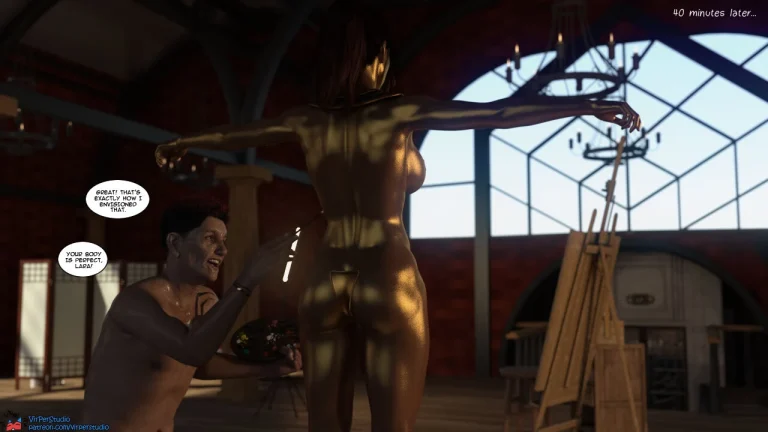Lara Croft and The Heart of Gold 5 porn comic picture 28