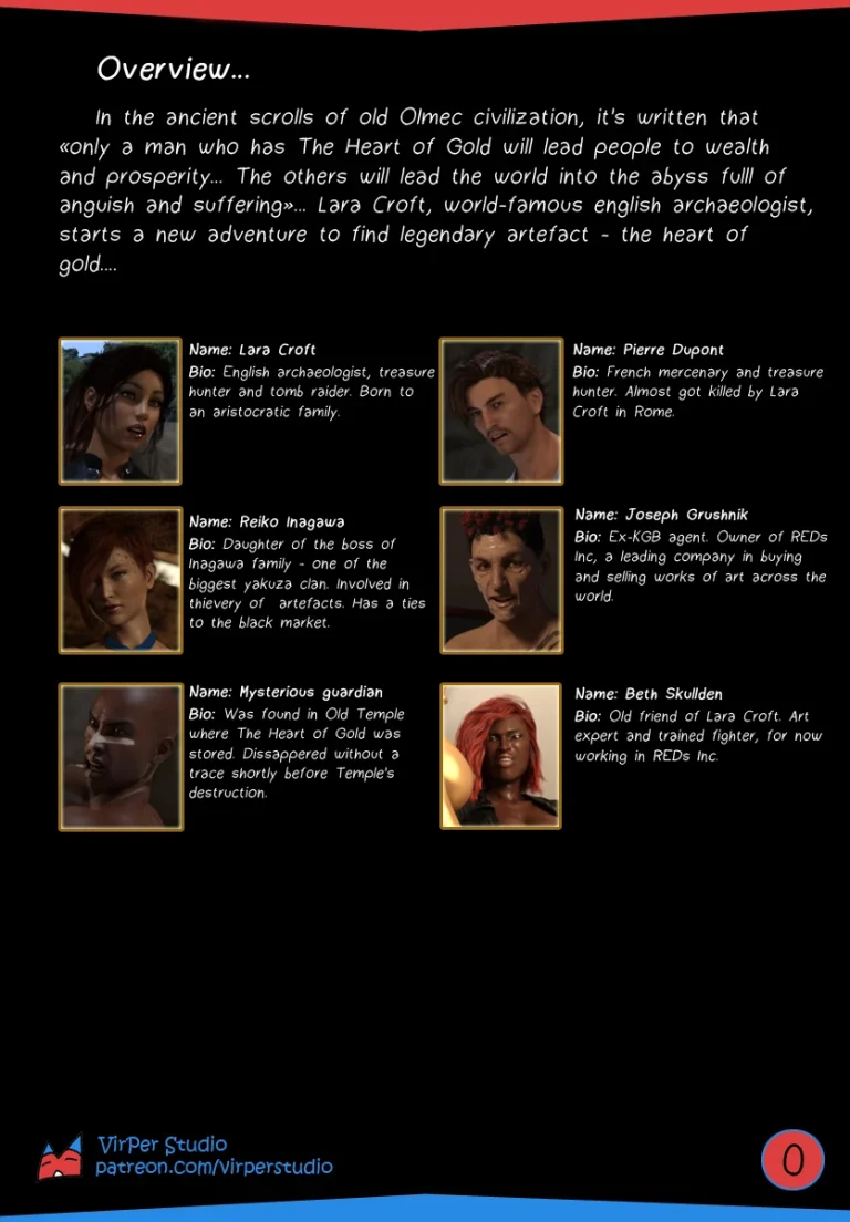 Lara Croft and The Heart of Gold 6 porn comic picture 2