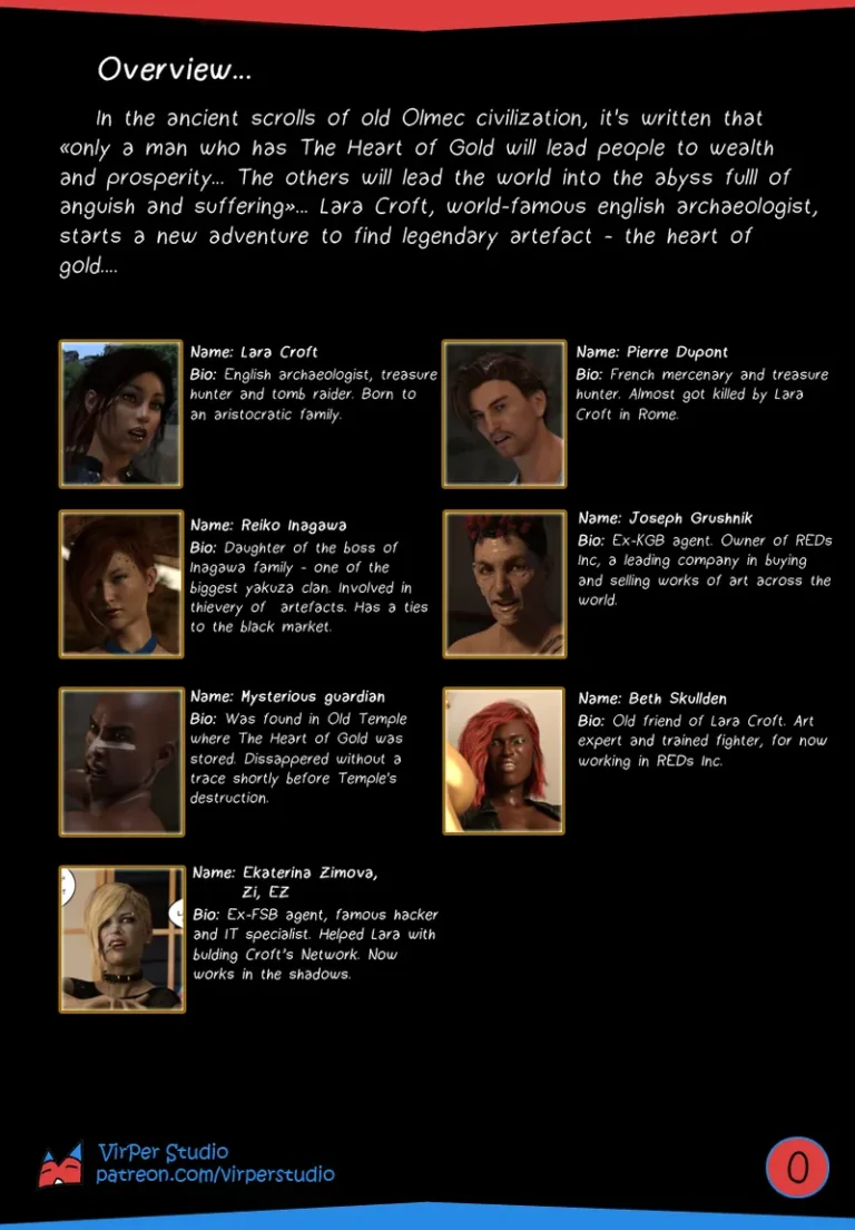 Lara Croft and The Heart of Gold 8 porn comic picture 2
