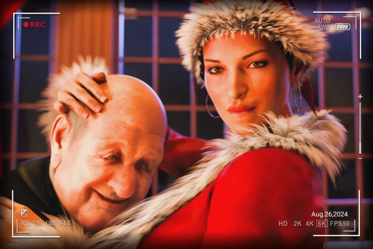 Lara Croft in " Christmas Gift for Winston " porn comic picture 20