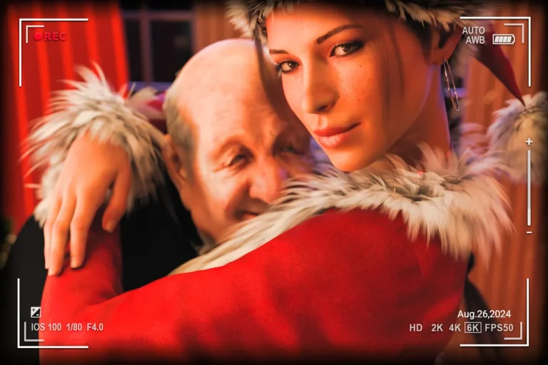 Lara Croft in " Christmas Gift for Winston " porn comic picture 21