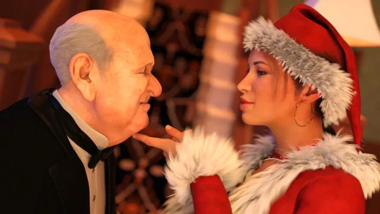 Lara Croft in " Christmas Gift for Winston " porn comic picture 36