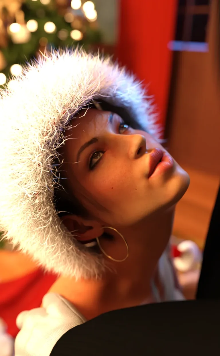Lara Croft in " Christmas Gift for Winston " porn comic picture 55