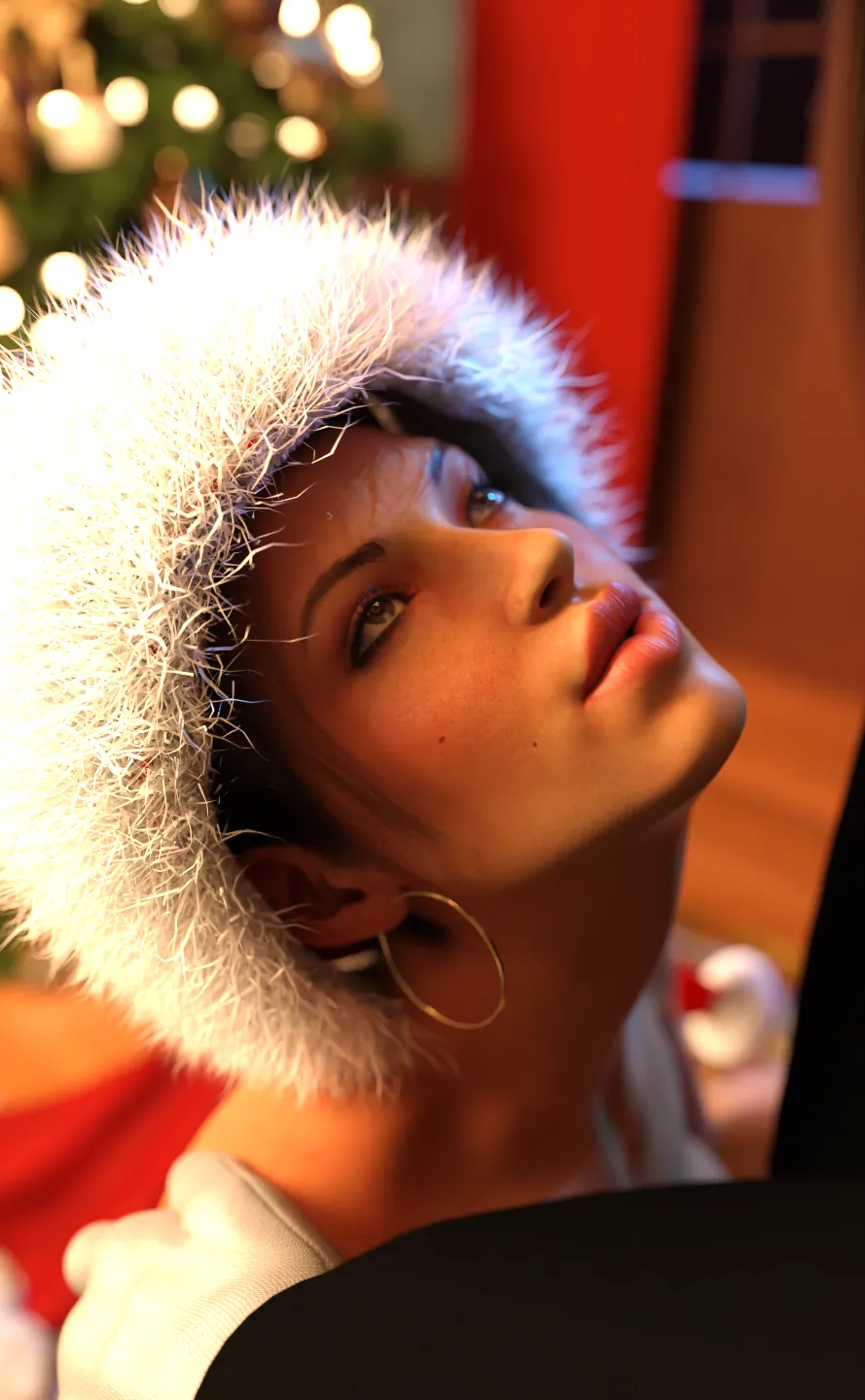 Lara Croft in " Christmas Gift for Winston " porn comic picture 55