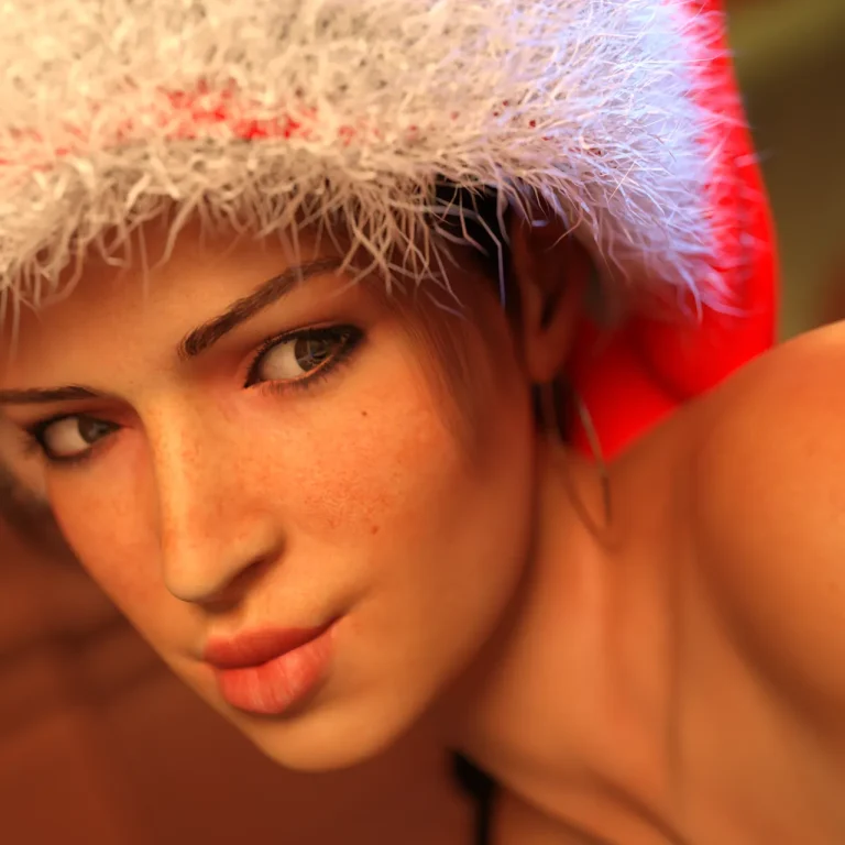 Lara Croft in " Christmas Gift for Winston " porn comic picture 69