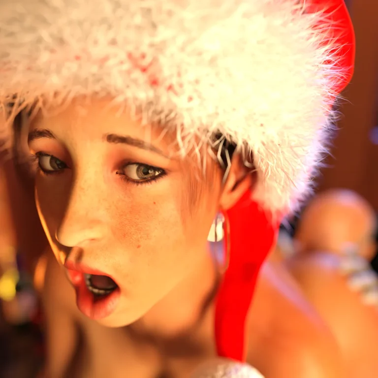 Lara Croft in " Christmas Gift for Winston " porn comic picture 73