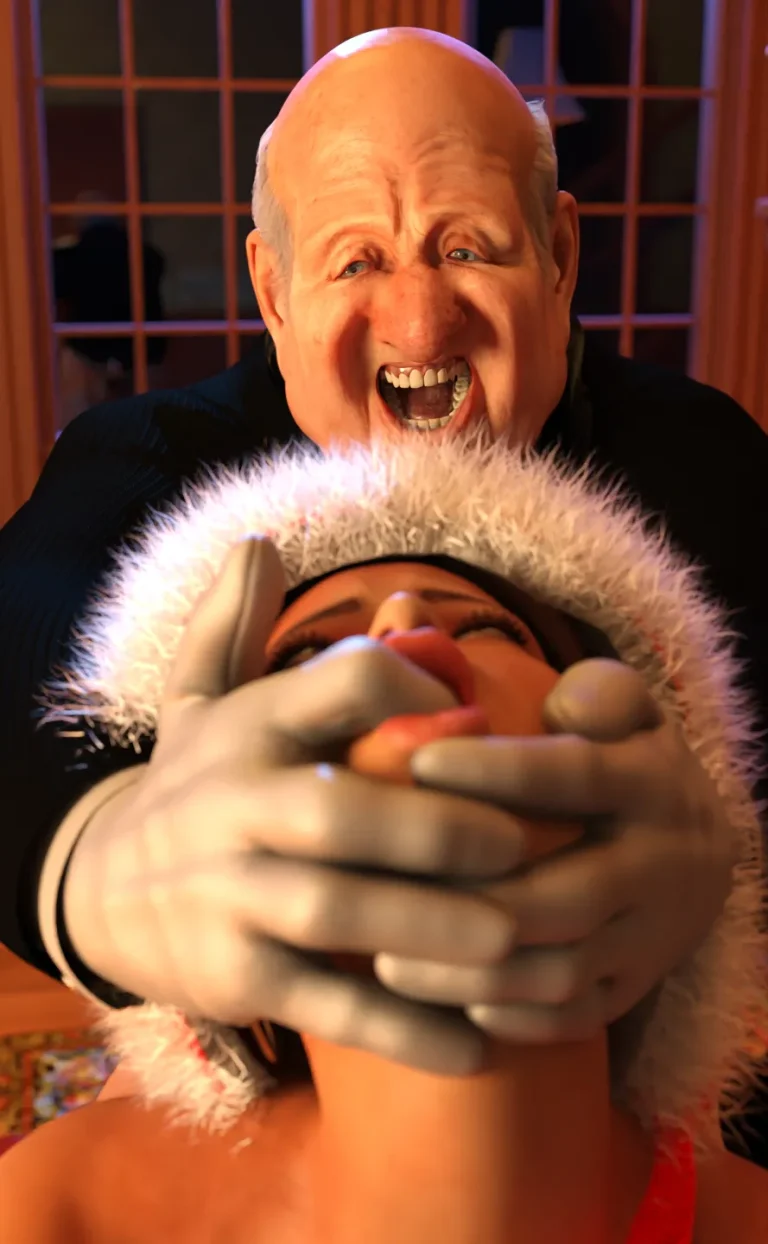 Lara Croft in " Christmas Gift for Winston " porn comic picture 87