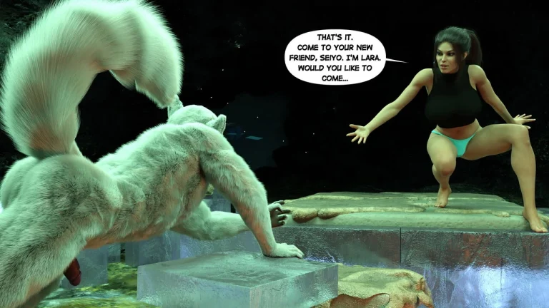 Lara Croft in Snowed Up porn comic picture 18
