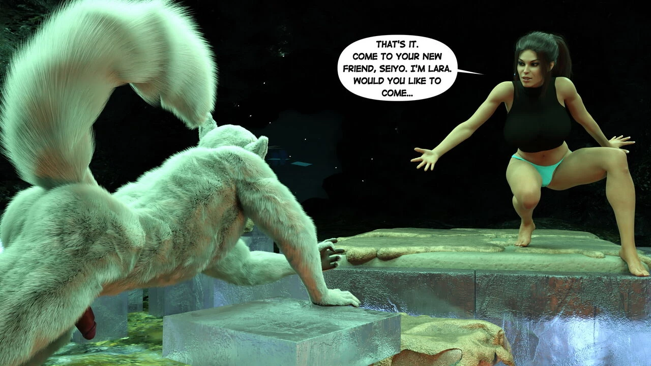 Lara Croft in Snowed Up porn comic picture 18
