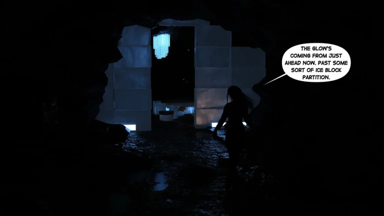 Lara Croft in Snowed Up porn comic picture 5