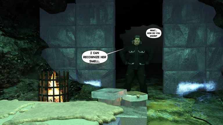 Lara Croft in Snowed Up porn comic picture 60