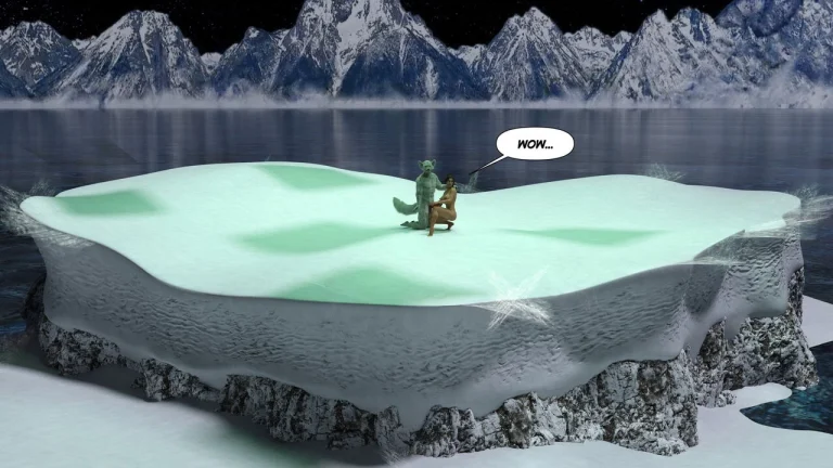 Lara Croft in Snowed Up porn comic picture 62
