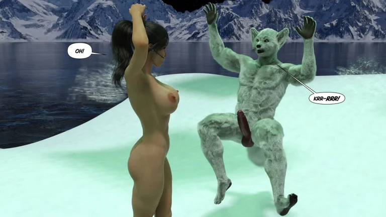 Lara Croft in Snowed Up porn comic picture 67