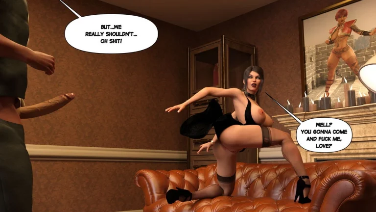Lara Croft in Under the Streets porn comic picture 15