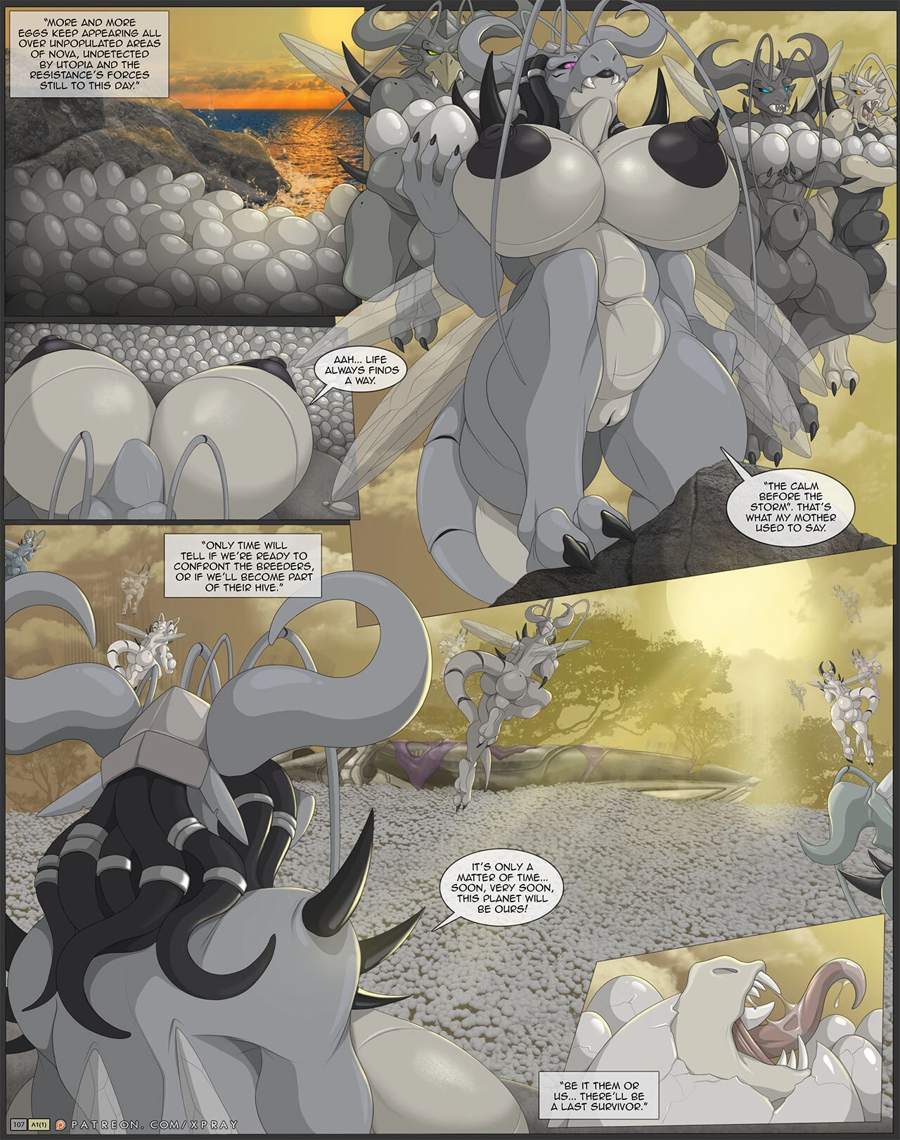 Last Survivor. Episode IV. ACT 2 (Version A) porn comic picture 108