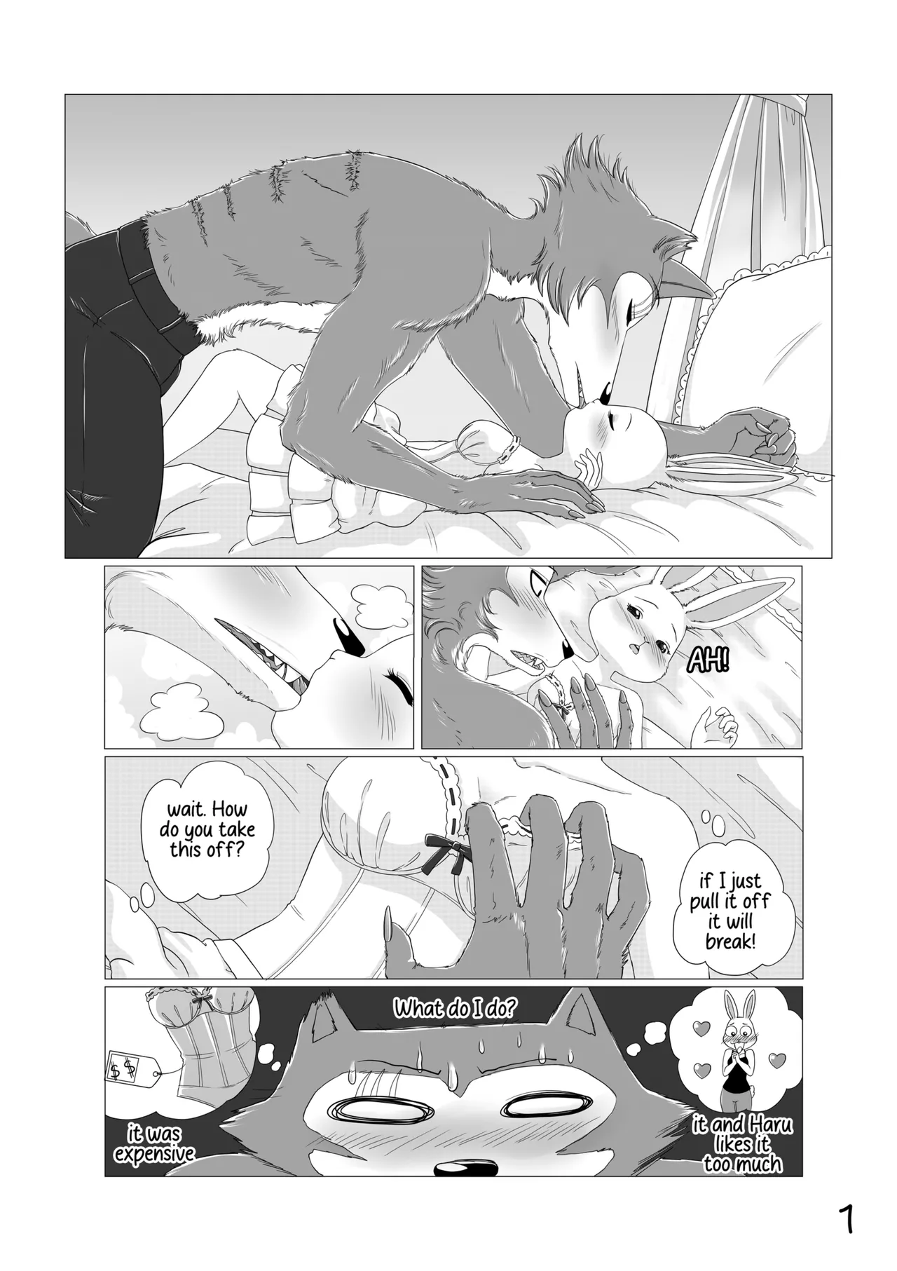 Legoshi x Haru Fanfiction porn comic picture 1