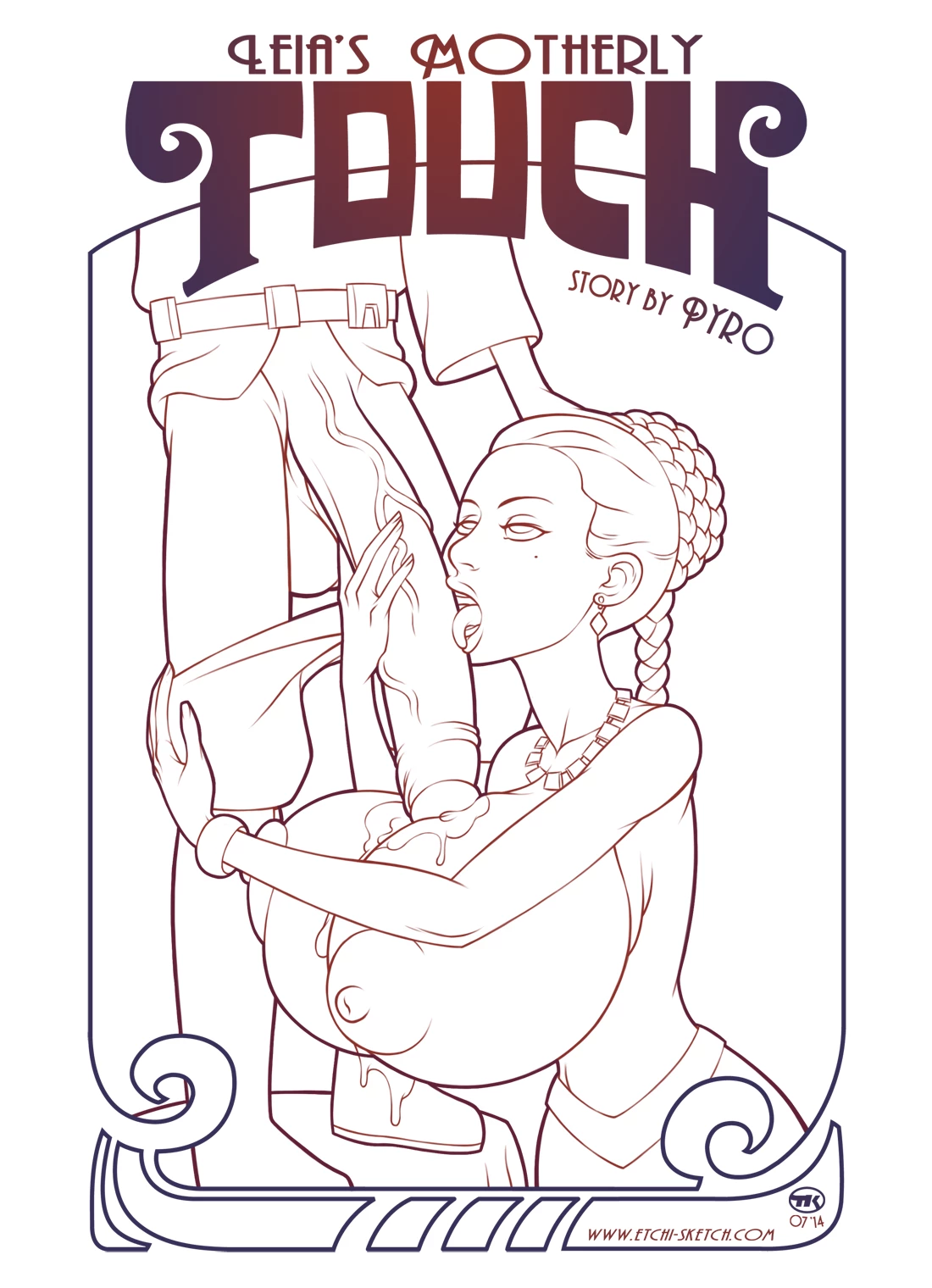 Leila's motherly touch porn comic picture 1