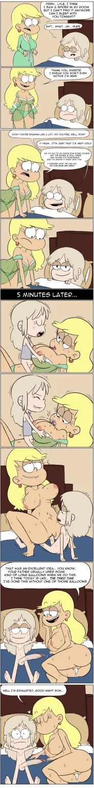 Leni Loud x Lyle Loud (color) porn comic picture 1