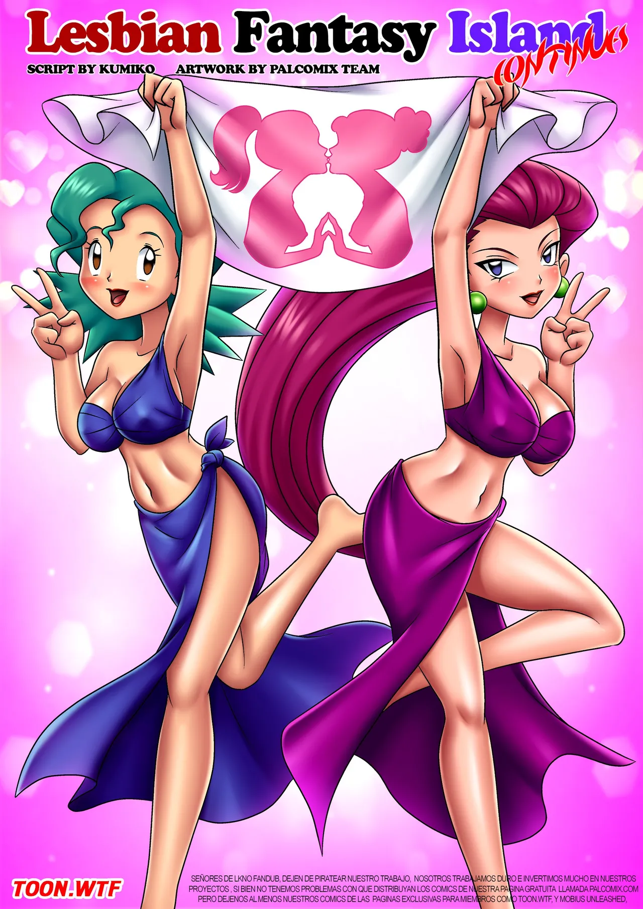 Lesbian Fantasy Island Continues porn comic picture 1
