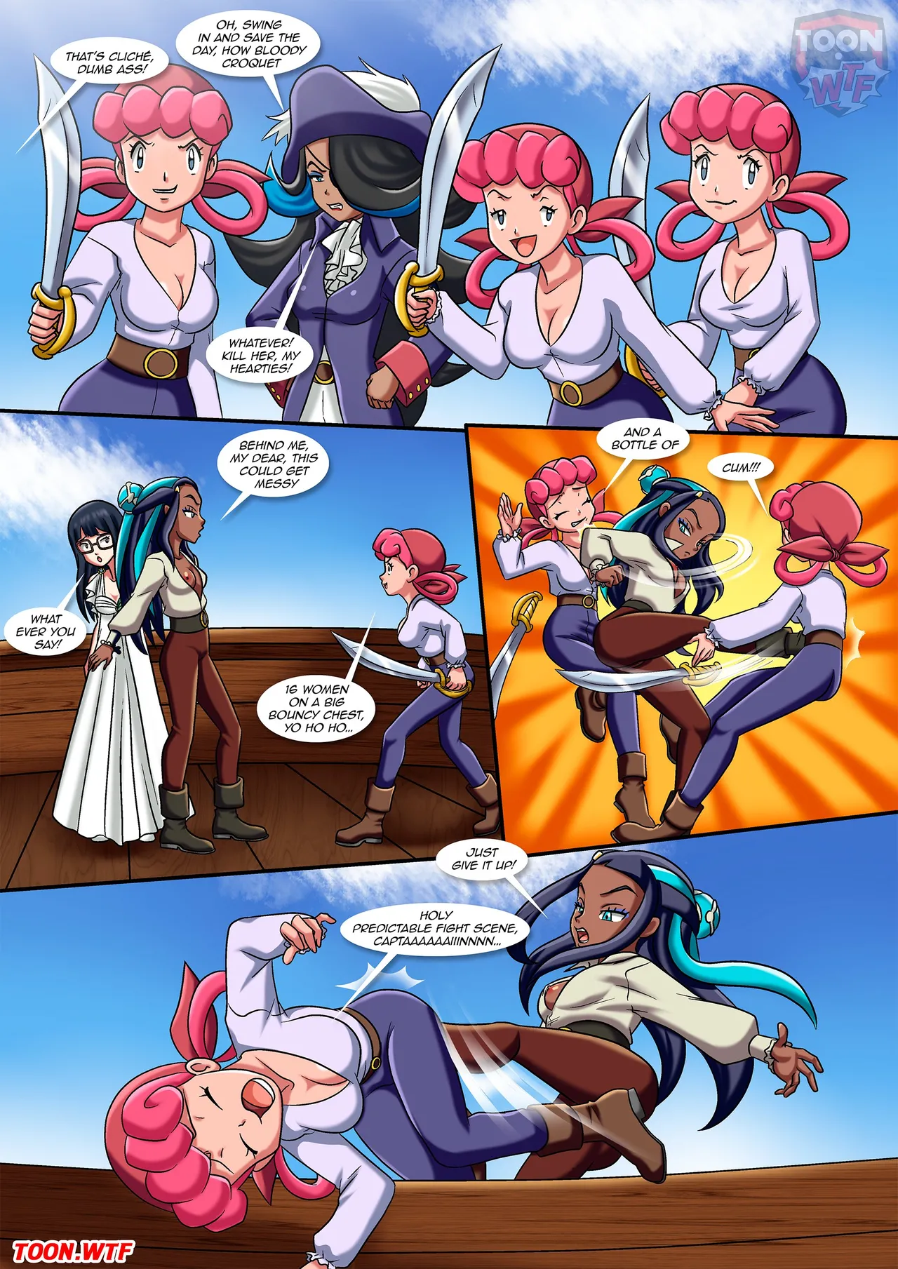 Lesbian Fantasy Island Continues porn comic picture 18