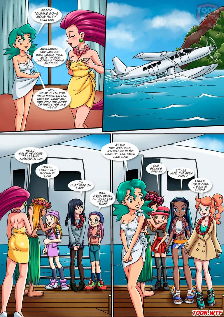 Lesbian Fantasy Island Continues porn comic picture 6