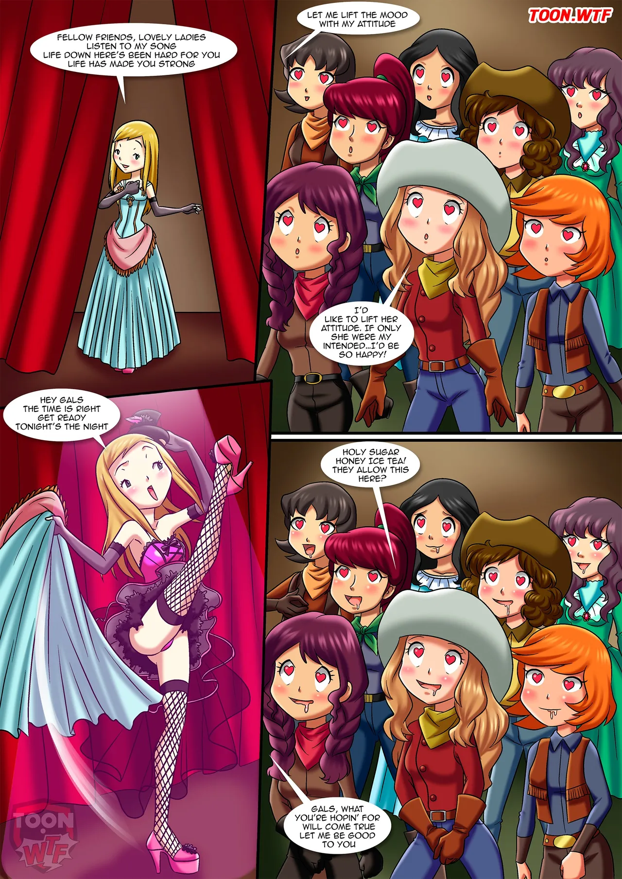 Lesbian Fantasy Island Continues porn comic picture 8