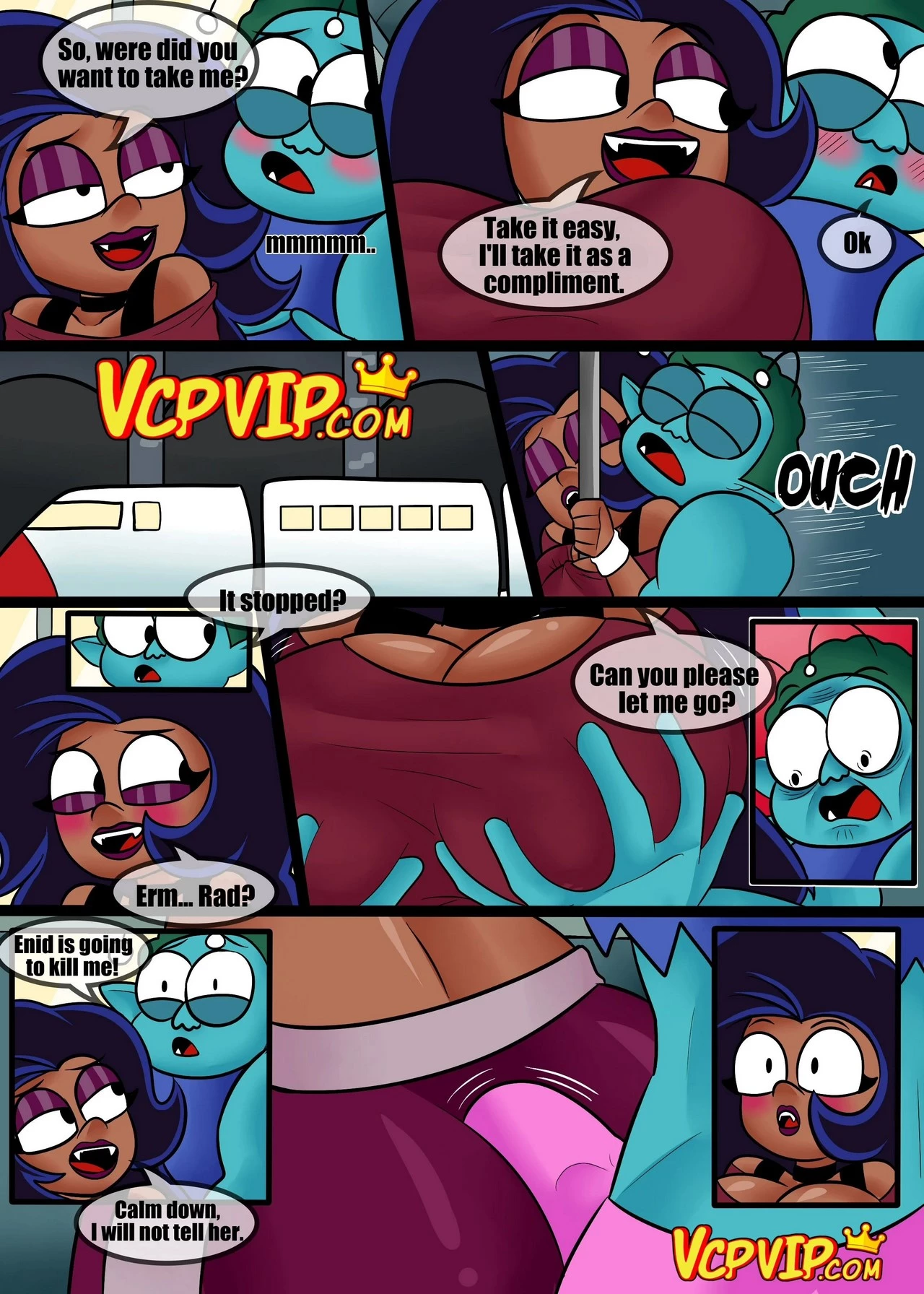 Let's Fuck Heroes - Horny Subway porn comic picture 3