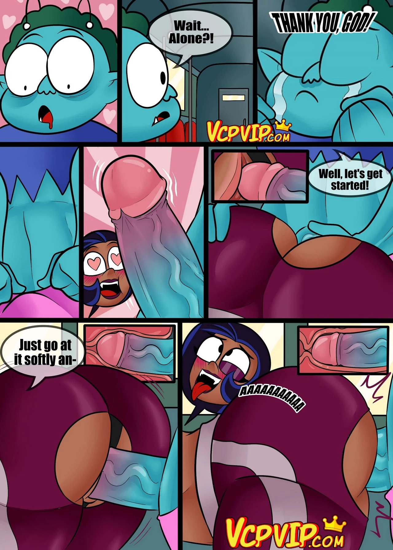 Let's Fuck Heroes - Horny Subway porn comic picture 6