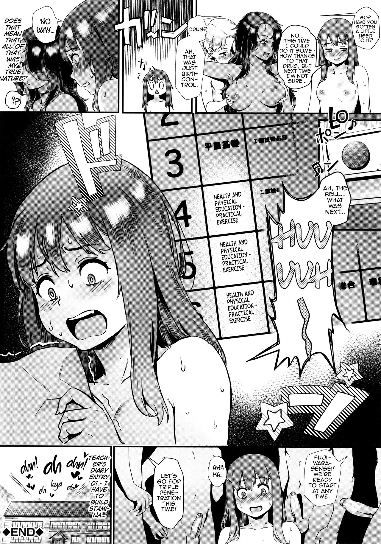 Let's Learn With Orgy! | Rankou de Wakarou! porn comic picture 51