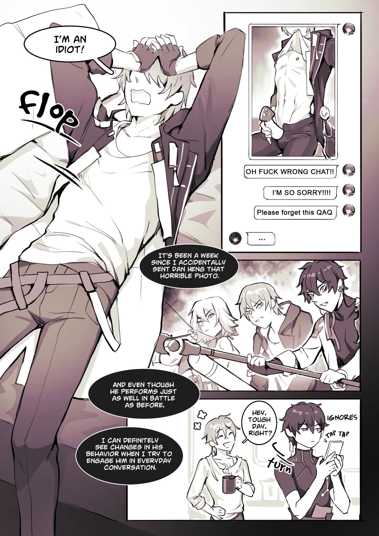 Let's Pretend It Never Happened porn comic picture 3