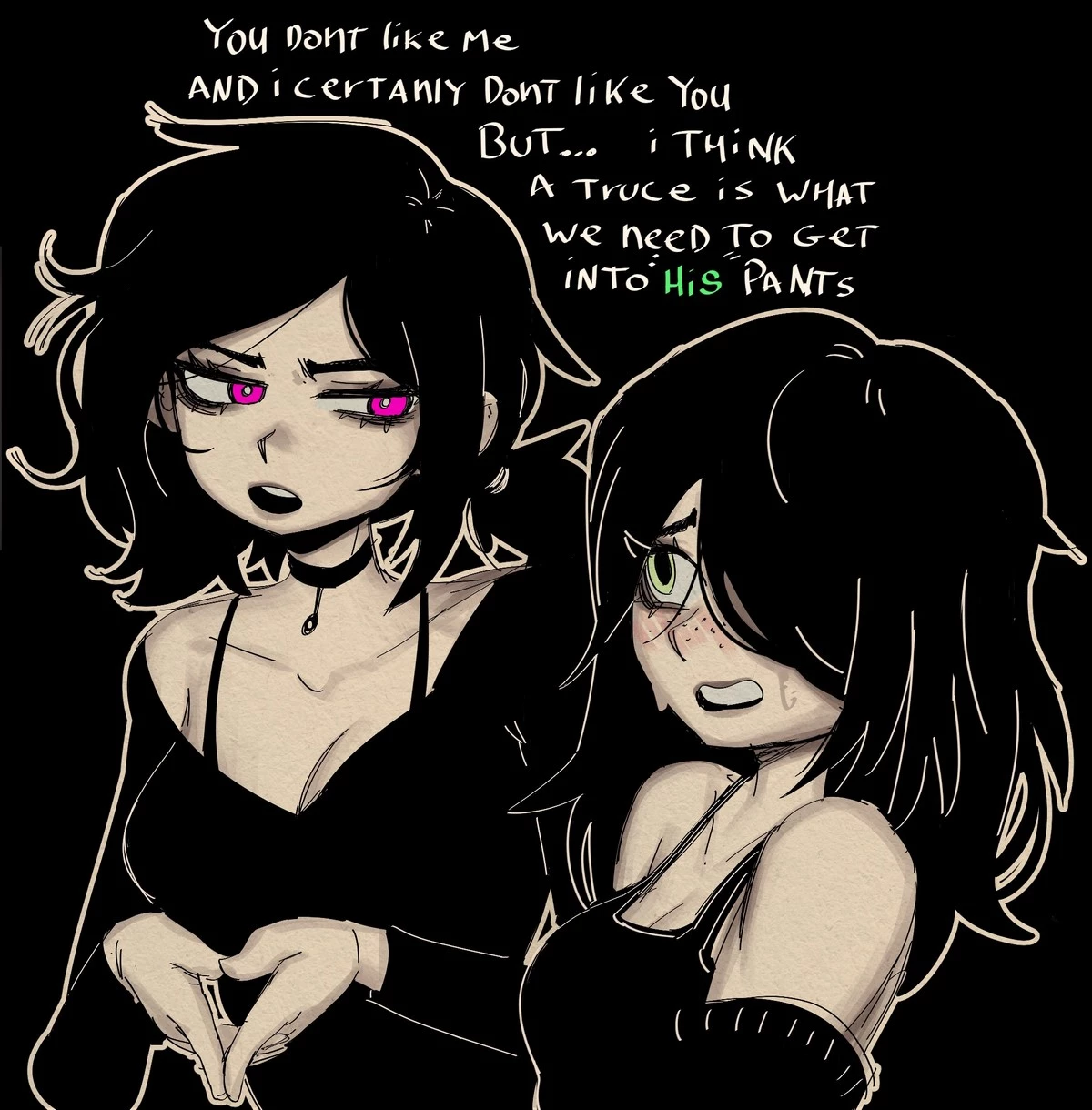 Leyley & Julia porn comic picture 1