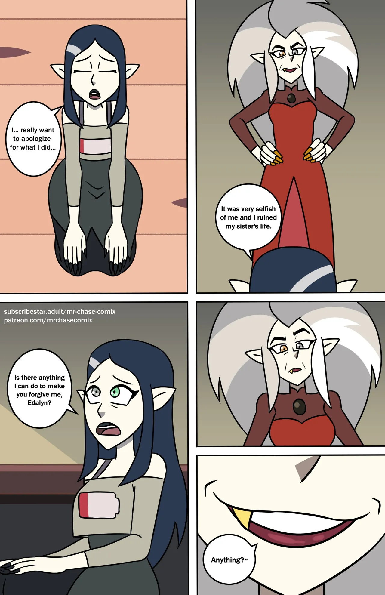 Lilith's Apology porn comic picture 3