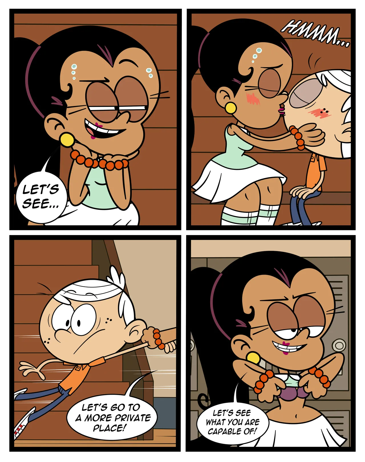 Lincoln x Carlota porn comic picture 4