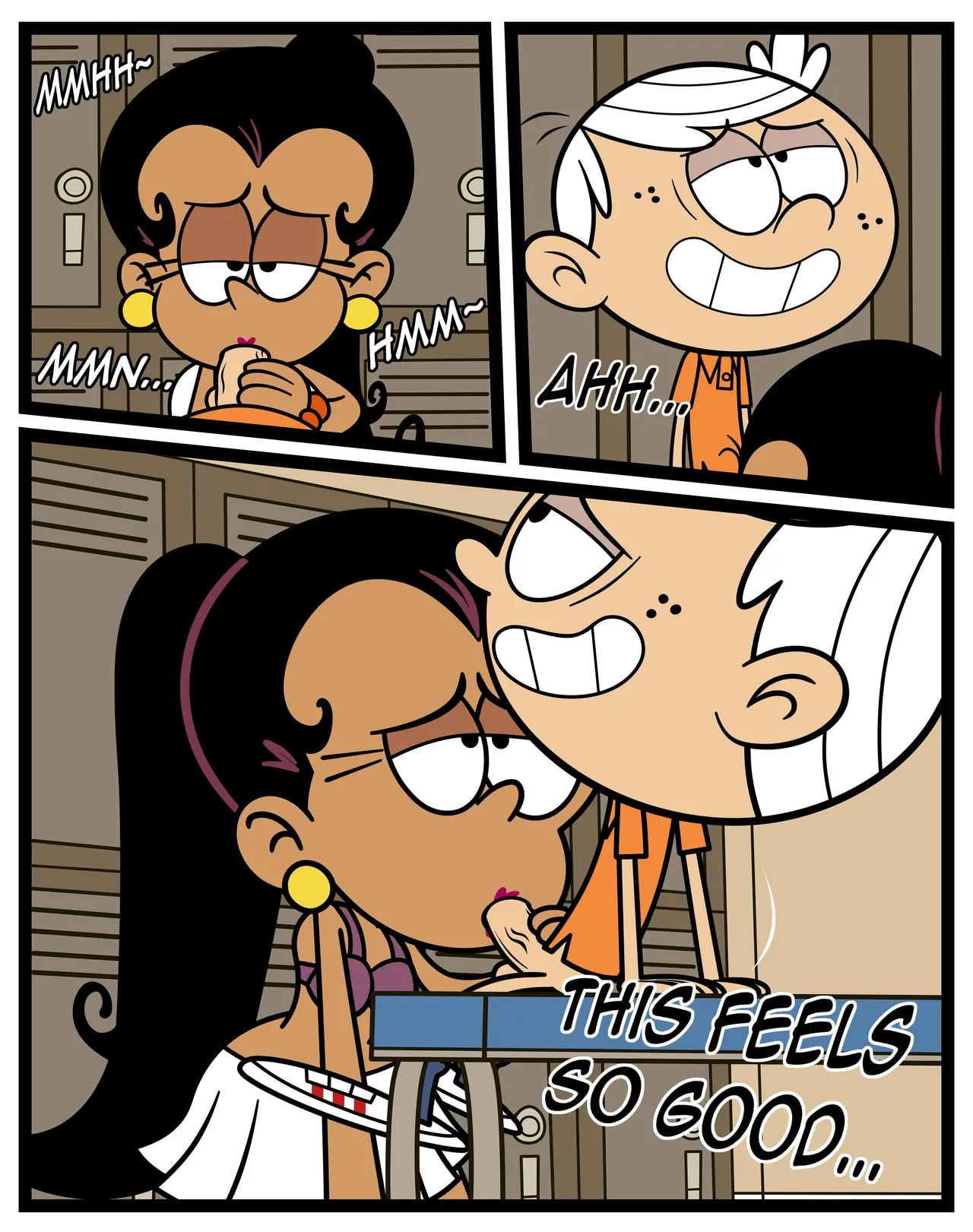 Lincoln x Carlota porn comic picture 5