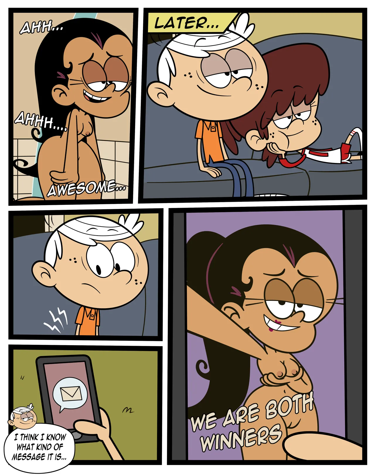 Lincoln x Carlota porn comic picture 8
