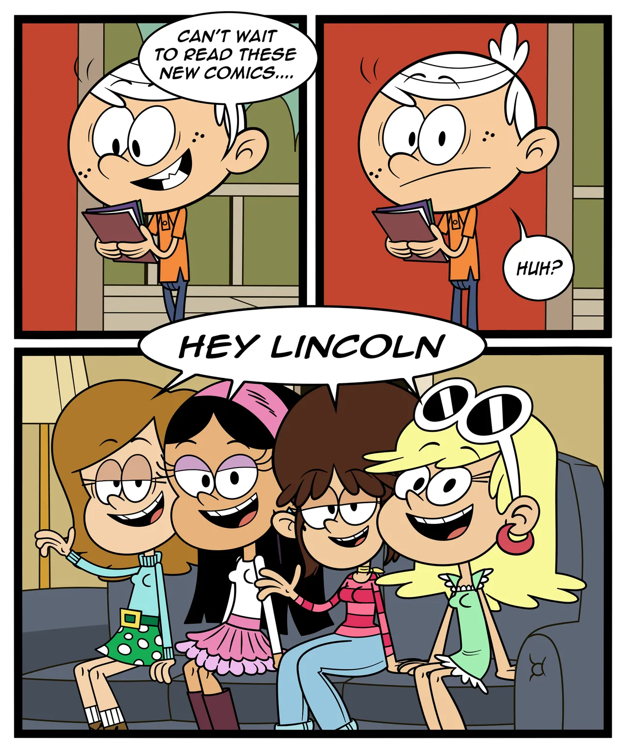 Lincoln x Mandee porn comic picture 1