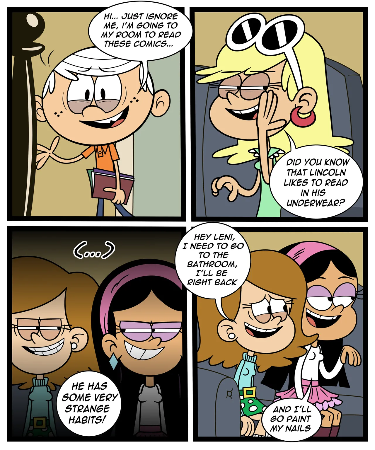 Lincoln x Mandee porn comic picture 2