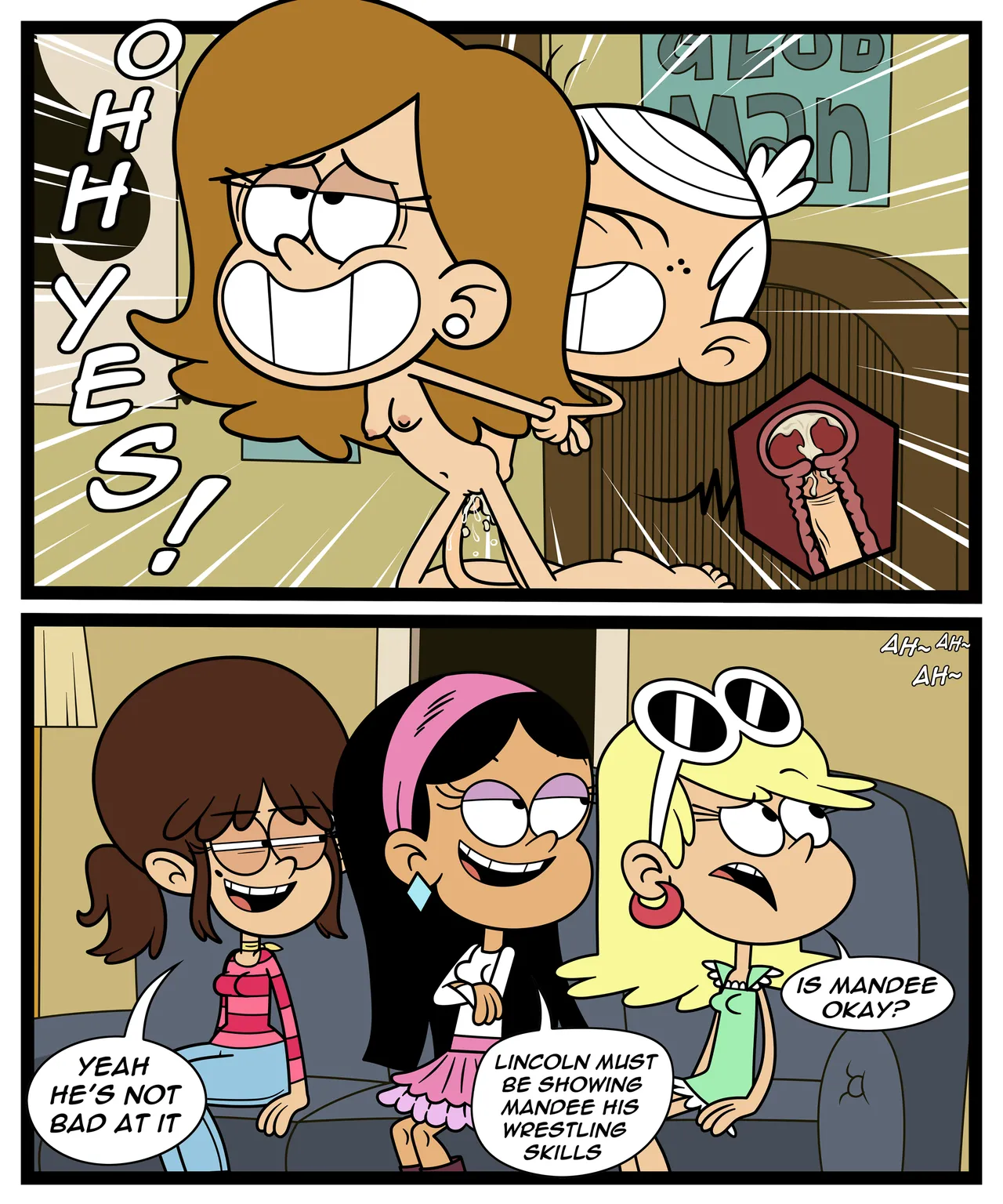 Lincoln x Mandee porn comic picture 7