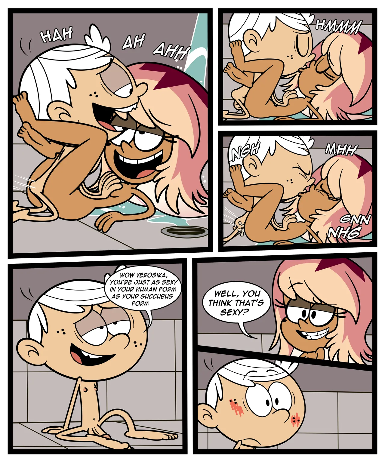 Lincoln x Verosika porn comic picture 13