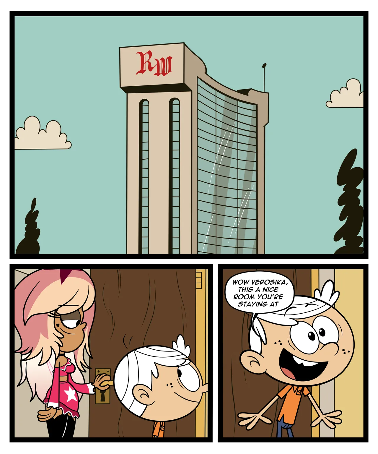 Lincoln x Verosika porn comic picture 19