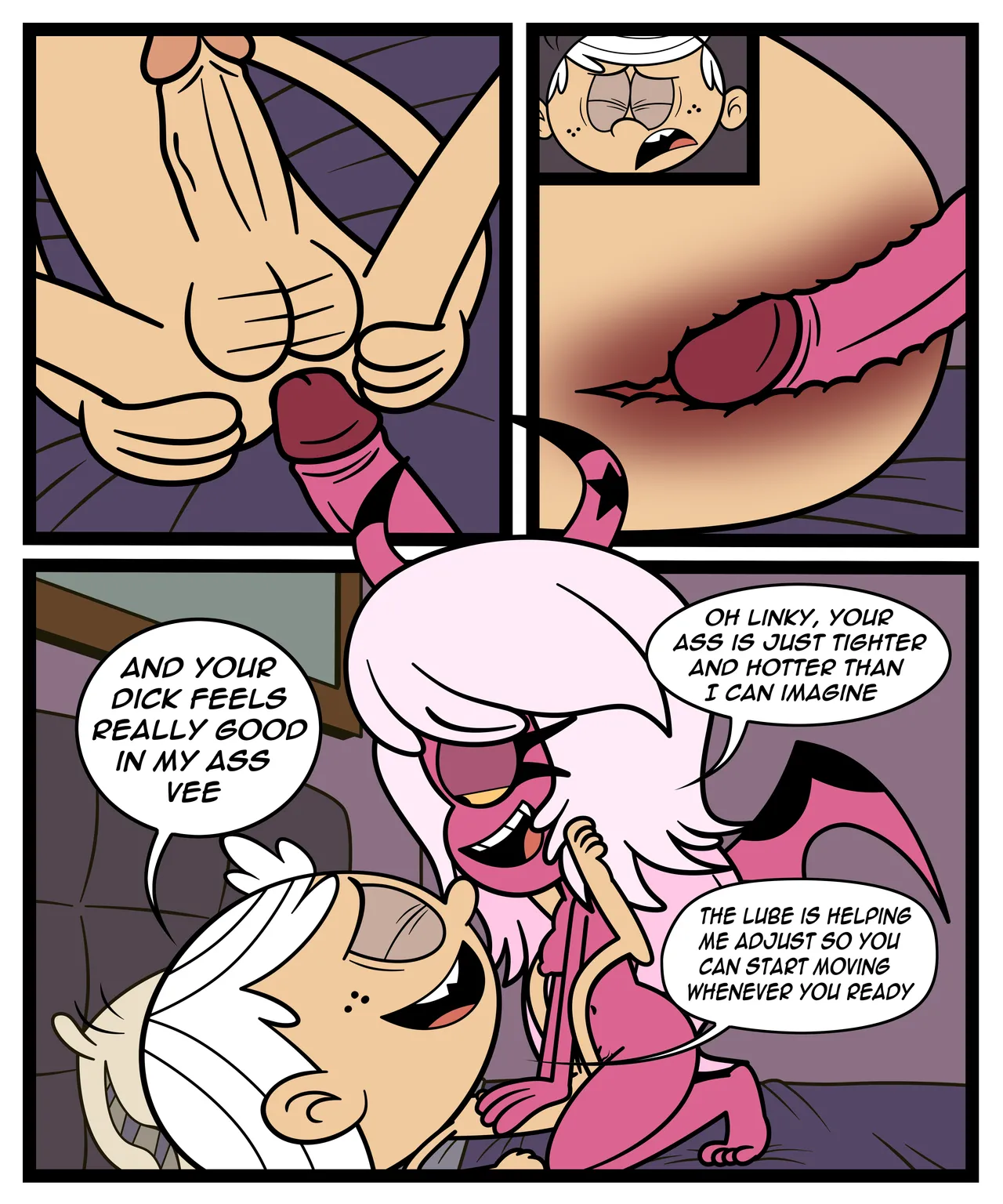 Lincoln x Verosika porn comic picture 23