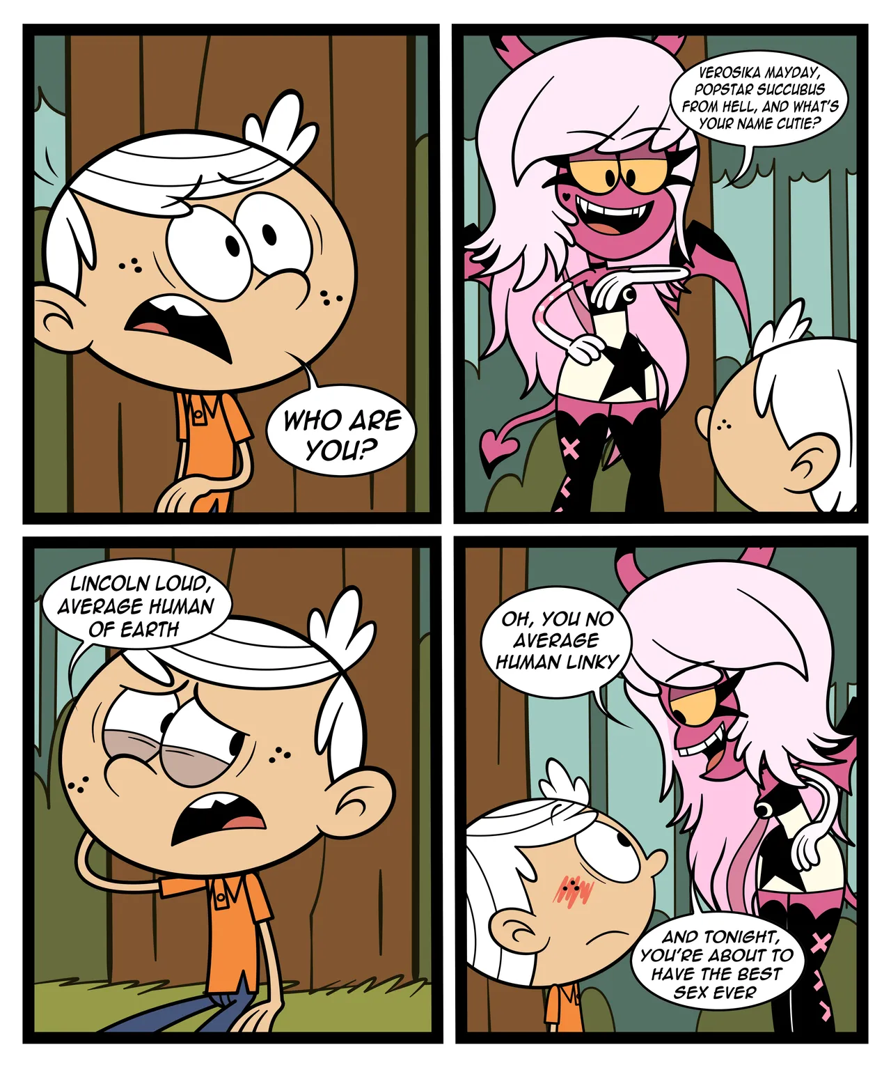 Lincoln x Verosika porn comic picture 3