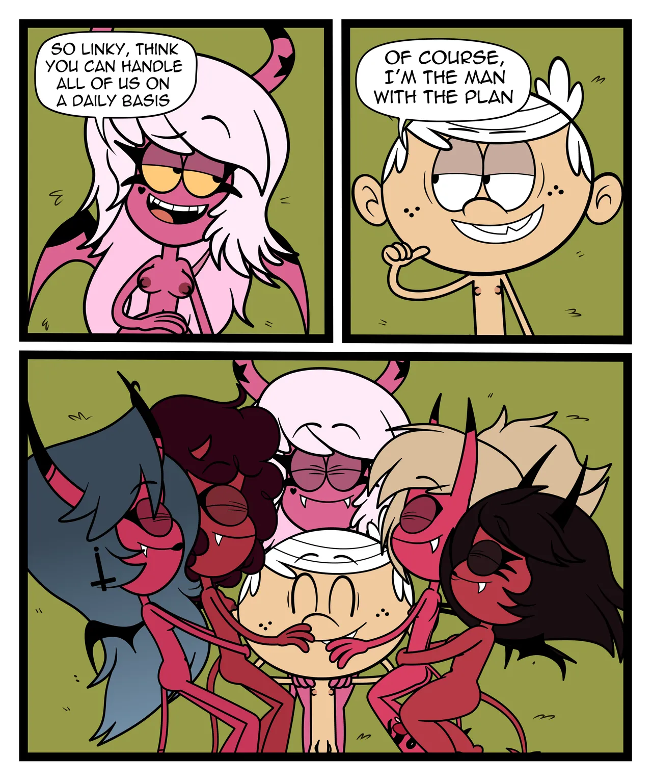 Lincoln x Verosika porn comic picture 35